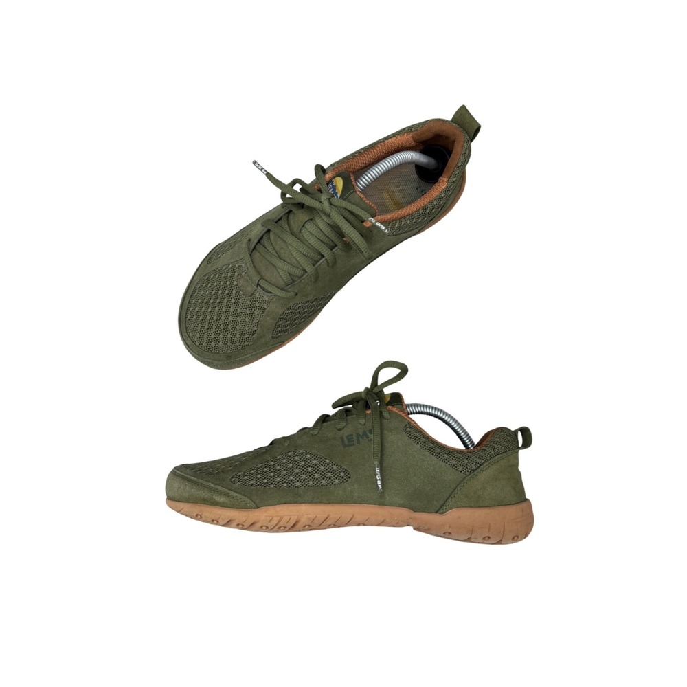 Lems Primal 2 Olive Green Barefoot Minimalist Sneakers Unisex Men's 9 Women 10.5